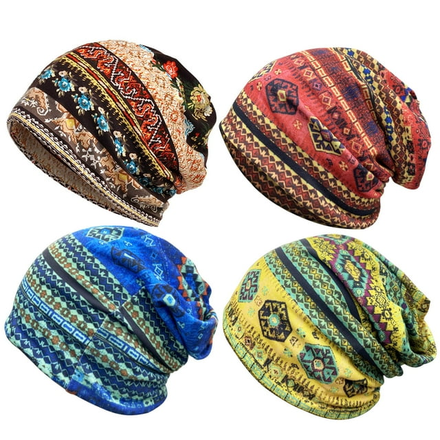 Gorros de quimioterapia de algodón holgados Hat JarSehera para mujer