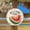 red, variant on Rustic Farmhouse Watermelon Summer Wood Round Sign, 8 Inch Circle Wall Art for Front Door Porch Kitchen Home Decor, Hanging Wooden Pendant