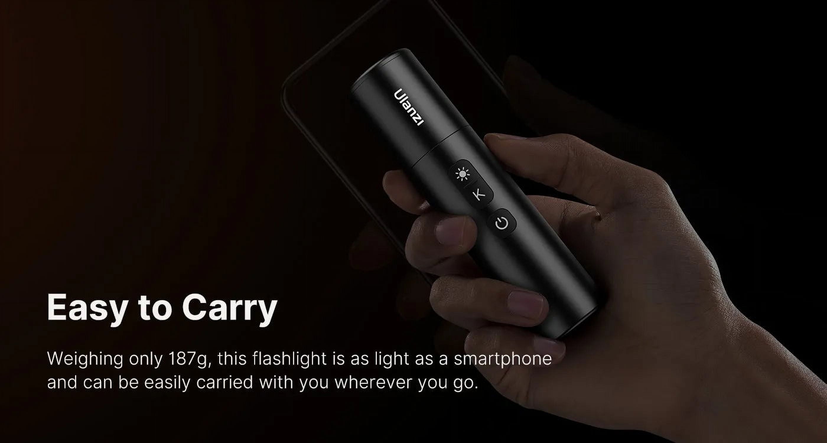 Rechargeable LED Photography Flashlight Videography Fill Light Camera Light Lamp 2000mAh