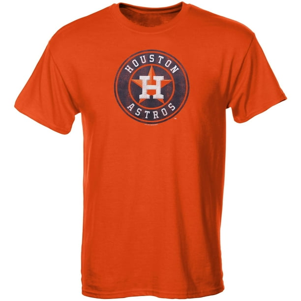 Houston Astros Youth Distressed Logo TShirt Orange