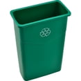 thumbnail image 3 of Global Industrial Slim Recycling Can 23 Gallon Recycling Green, 3 of 5