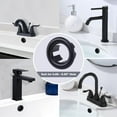 thumbnail image 3 of GHSDFBB 6 Pack Sink Overflow Ring Black, Bathroom Kitchen Sink Basin Trim Overflow Cover Hole Insert Cap, 3 of 6