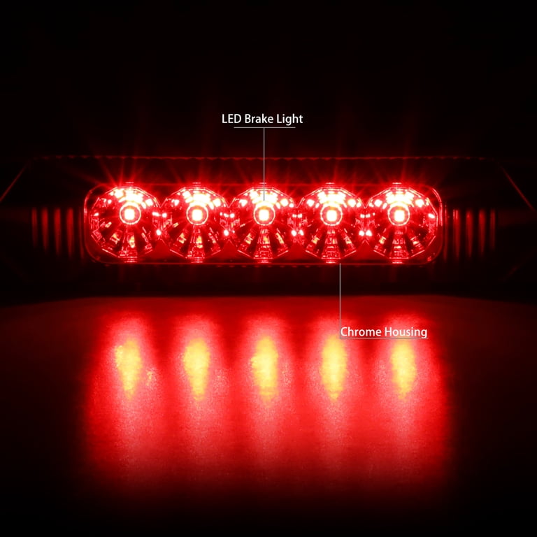 RAM 1500 LED Third Brake Light; Chrome (09-13 RAM 1500