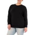 thumbnail image 6 of Terra & Sky Women's Plus Size Fleece Sweatshirt, 6 of 7