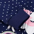 thumbnail image 4 of Baby Girl Zip up Hoodie Sweatshirt Polka Dot Toddler Rainbow Unicorn Fleece Jacket Pony Kids Hooded Coat Winter Outerwear Sweater 5t, 4 of 5