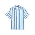 thumbnail image 5 of Lars Amadeus Men's Summer Striped Short Sleeves Beach Hawaiian Shirt, 5 of 6