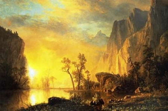 Sunset In The Rocki