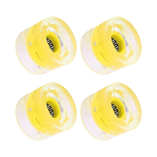 Roue de Planche à Roulettes, Conception Professionnelle, Finition Soignée, Pratique à Utiliser, Roue de Planche à Roulettes 78A, Confortable à Utiliser pour Longboard, pour Planche à Roulettes, Noir, Rouge, Ciel