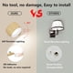 thumbnail image 2 of Aplique de pared LED, lámpara de pared con puerto USB que funciona con batería recargable, 3 temperaturas de color y 3 niveles de brillo, bola magnética giratoria de 360°, Cor, 2 of 5