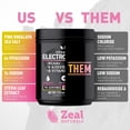 thumbnail image 3 of Zealot Electrolyte Powder - 90 Servings | Keto Electrolytes | Zero Sugar | Lemon Berry, 3 of 7