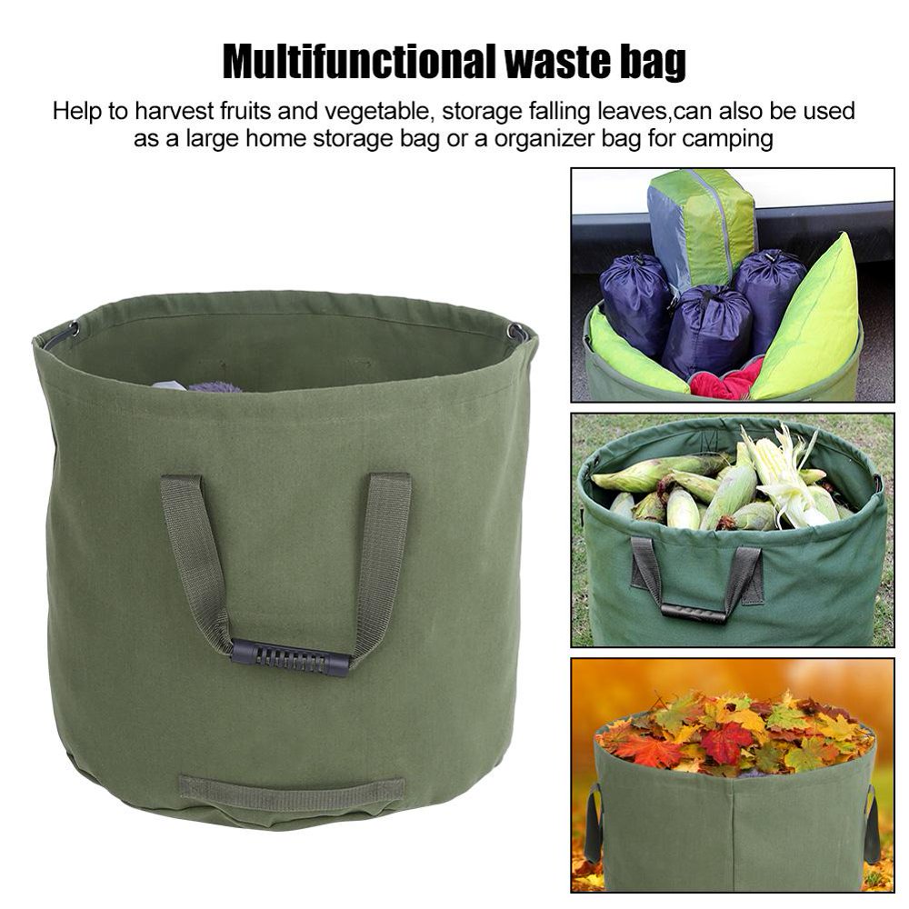 OTVIAP Leaf Waste Bag, Waterproof Waste Bag,Portable Waterproof