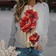 thumbnail image 3 of Camiseta de manga larga con estampado de pinturas al óleo en 3D de moda de primavera y otoño para mujer, jersey con estampado floral, ropa Harajuku, tops para mujer, 3 of 5