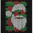 thumbnail image 2 of Ugly Christmas Stitch Santa Claus Womens Slim Fit Graphic Tee Brisco Brands S, 2 of 5