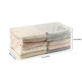 thumbnail image 3 of Home Textile Storage Large Capacity Clear Organizer for Sweater and Bed Sheets Foldable Pouch Versatile Travel Storage Container, 3 of 4