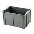 thumbnail image 2 of GROWTH TANK Industrial Storage Box Heavy Duty Storage Container Durable Multipurpose Storage Gray 28.5x18x17cm, 2 of 7