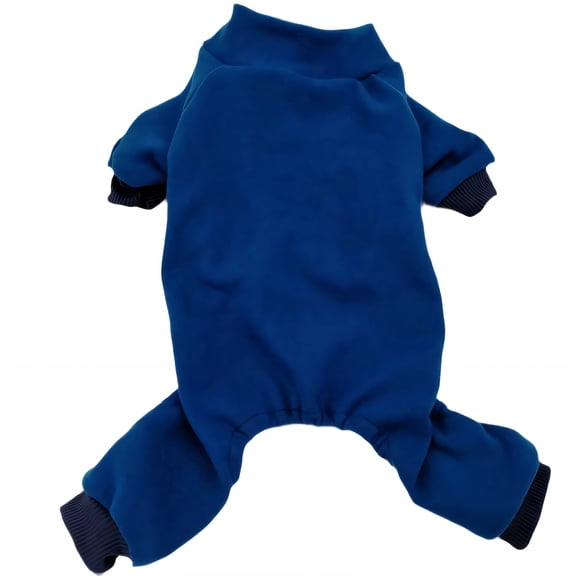 TELOLY Dog Sweater,Four-Leg Full Coverage Dog Sweaters for Small Dogs Male,Windproof Cozy Fit Dog Clothes for Small Dogs,Blue1,M