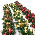 thumbnail image 2 of Guirnalda artificial de 9 pies, 270 ramas, guirnalda navideña para fiestas navideñas, adornos navideños para interiores o exteriores, 2 of 4
