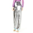 thumbnail image 2 of Leyden Womens Tulip Hem Maxi Skirt, silver, X-Small, 2 of 2