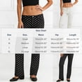 thumbnail image 4 of JUSLIO Women Jeans,Polka Dot Print Zip Fly Straight Leg Full Length Denim Jeans, 4 of 7