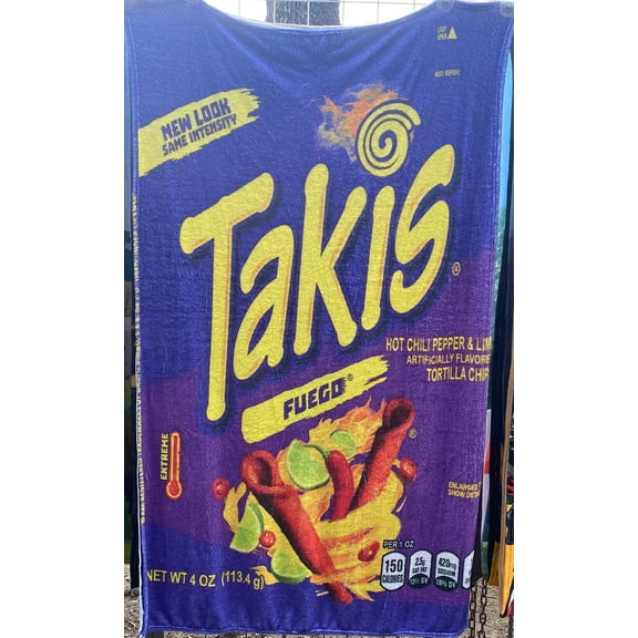 Exclusiva! Cobija Frazada Ultra Suave Takis Fuego
