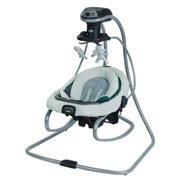 Graco DuetSoothe Baby Swing and Rocker with Portable Seat, Sapphire Green