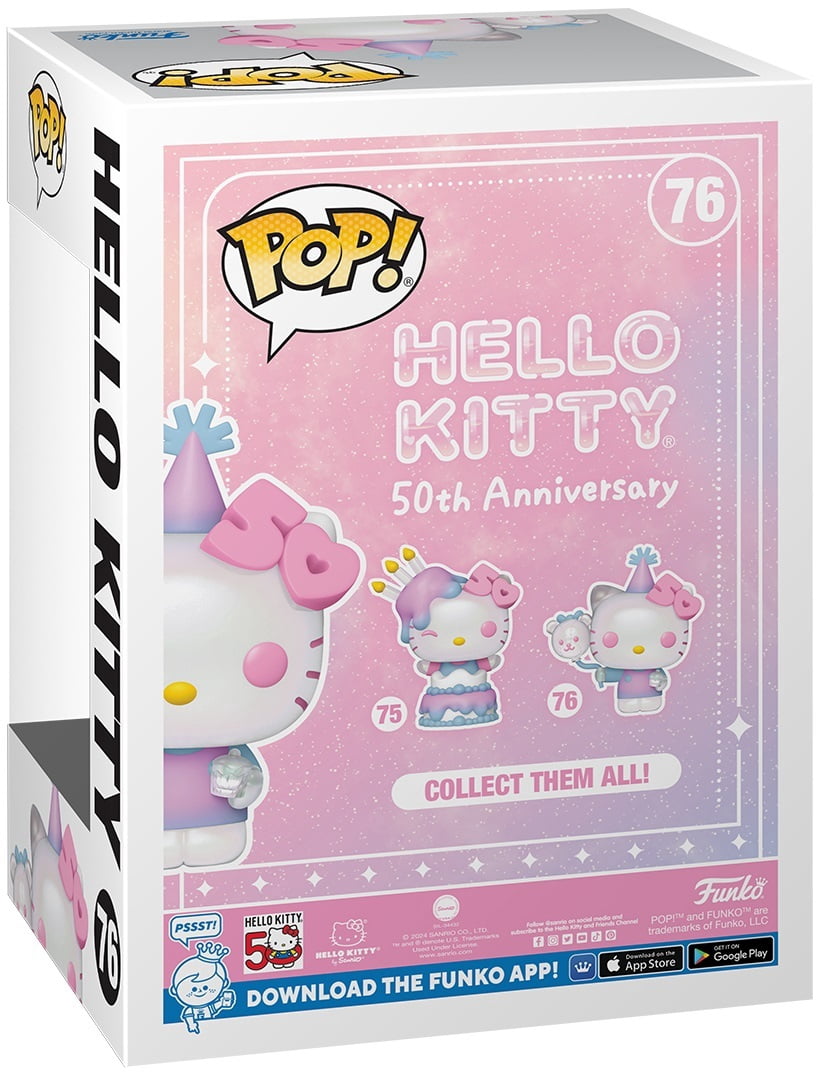 FUNKO POP! Sanrio Animation: Hello Kitty with Balloons, 50th Anniversary