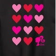 thumbnail image 3 of Barbie - Barbie Heart Grid - Toddler And Youth Crewneck Fleece Sweatshirt, 3 of 5