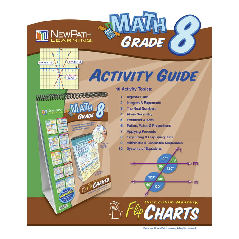 Newpath Learning Math Flip Chart Gr 8