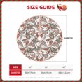 thumbnail image 2 of Fotbe Paisley Floral Pattern Christmas Tree Skirt, Tree Skirts Plush Christmas Decorations, Christmas Tree Skirts Xmas Decorations Holiday Party Decor-36", 2 of 6