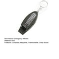 thumbnail image 4 of Huanledash Emergency Whistle Compass Magnifier Thermometer Crisp Sound Keychain Design 4 in 1 Multifunction Hiking Whistle Outdoor Supply, 4 of 7