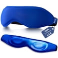 thumbnail image 1 of Antifaz de gel frío para ojos NEWLA, contorneado, compresa fría azul, 1 of 9