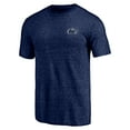 thumbnail image 2 of Men's Navy Penn State Nittany Lions Wavy Logo Tri-Blend T-Shirt, 2 of 3