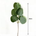thumbnail image 6 of 5Pcs Artificial Eucalyptus Leaves Stems with White Seeds Short Silver Dollar Artificial Flowers for Decoration Greenery Stems Plants for Flower Arrangement, 6 of 8