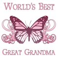 thumbnail image 2 of CafePress - World's Best Great Grandma (Butterfly) Long Sleeve - Long Sleeve Infant T-Shirt, 2 of 2