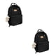thumbnail image 2 of Bolso de hombro Qarigey de tela de nailon con gran capacidad para desplazamientos diarios y viajes de fin de semana negro 32*12*42cm 2Conjunto, 2 of 6