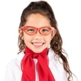 thumbnail image 5 of Hip Hop 50's Shop 1950s Cat-Eye Glasses for Kids, Plastic Costume Glasses with Rhinestones (Child Red), 5 of 8