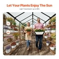 thumbnail image 5 of Polycarbonate Greenhouse 8 x 14 Ft Outdoor Walk-in Greenhouse for Garden, 5 of 12
