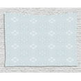 thumbnail image 1 of Celtic Decor Tapestry, Pale Square and Star Shaped Original Retro Tribal Knot Patterns Decor, Wall Hanging for Bedroom Living Room Dorm Decor, 80W X 60L Inches, Soft Blue Grey, by Ambesonne, 1 of 2