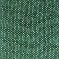 thumbnail image 1 of Ahgly Company Machine Washable Indoor Square Abstract Turquoise Blue Modern Area Rugs, 7' Square, 1 of 4