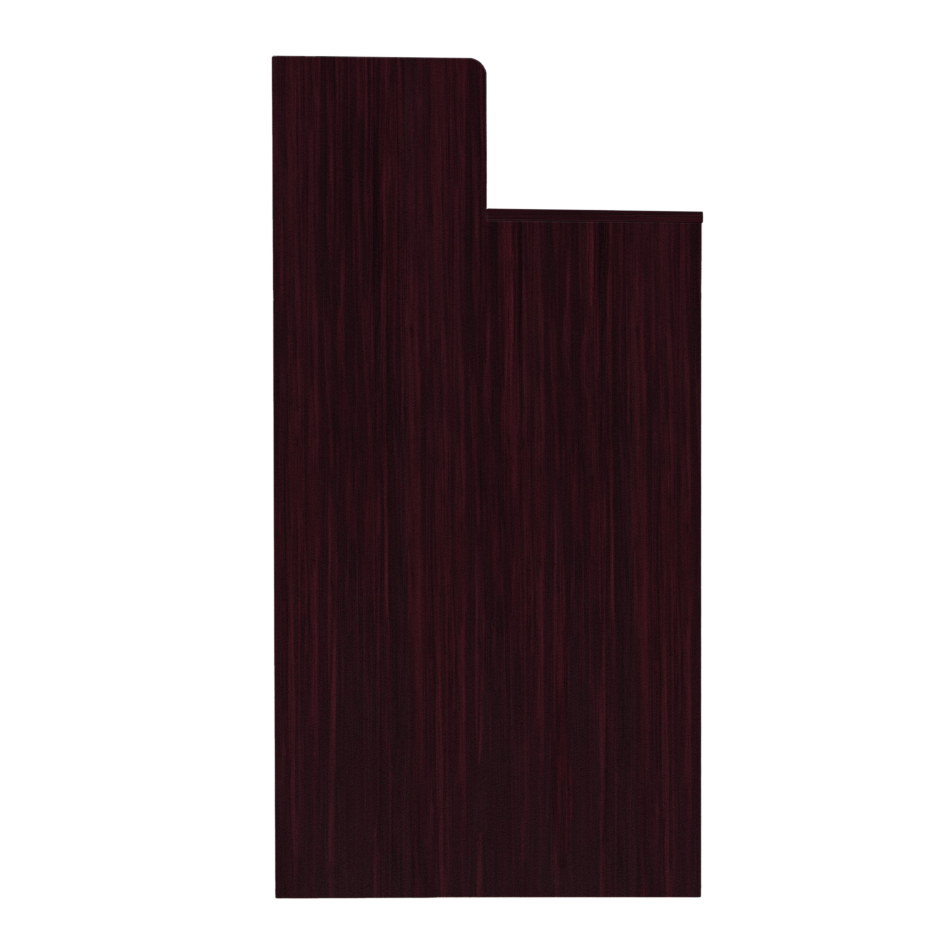 Flash Furniture Dell Melamine Indoor Trash Can Encloser 32 Gallon Mahogany (GCM196MAH)