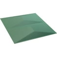thumbnail image 6 of 11 7/8"W x 11 7/8"H Aberdeen EnduraWall Decorative 3D Wall Panel, Universal Pearl Metallic Sea Mist (Covers 0.98 Sq. Ft.), 6 of 6