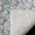 thumbnail image 4 of SAFAVIEH Mystique Graham Distressed Polyester Area Rug, Grey/Light Blue, 4' x 6', 4 of 8