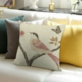 thumbnail image 3 of Embroidered Throw Pillow Covers Pillow Cushion Cases Home Decor Square Floral Pillow Case, 3 of 5