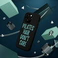 thumbnail image 3 of DistinctInk MagSafe Tough Case for Apple iPhone 15 Pro (6.1" Screen) - Pilates Hair Don't Care - Raised Bezel Screen Guard, 3 of 6
