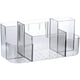 thumbnail image 2 of Estante Caja organizadora de cosméticos de plástico gris para montaje en pared con estantes transparentes,organizador de pintalabios para tocador de baño (1 pieza) Rkxzt, 2 of 9