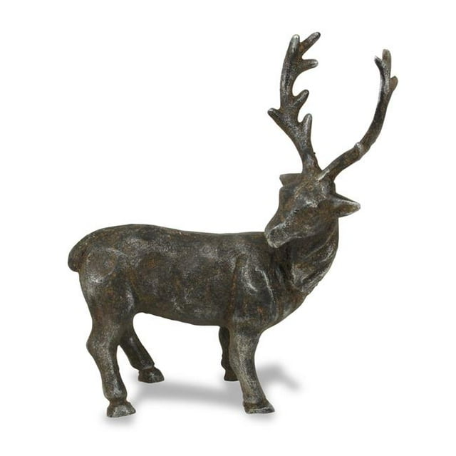 Cheungs 5362 Cast Iron Reindeer in An Unfinished & Black Finish