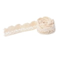 thumbnail image 1 of ESTINK Lace Ribbon DIY Cotton Net 2cm Width 20 Yards Elegant Fabric Lace Trim for Curtain Clothes Tablecloth Gift Package,Net Ribbons,Embroidery Lace, 1 of 8