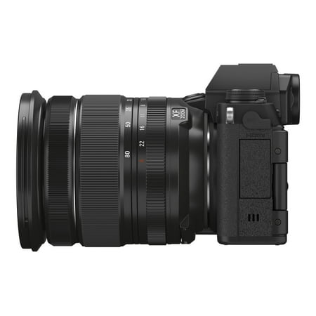 Fujifilm - X-S10 Mirrorless Camera Body with XF16-80mm F4 R OIS WR Telephoto Lens - Black