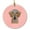 Pink, variant on Carolines Treasures BB1171CO1 Checkerboard Blue Wirehaired Dachshund Ceramic Ornament 3 in multicolor