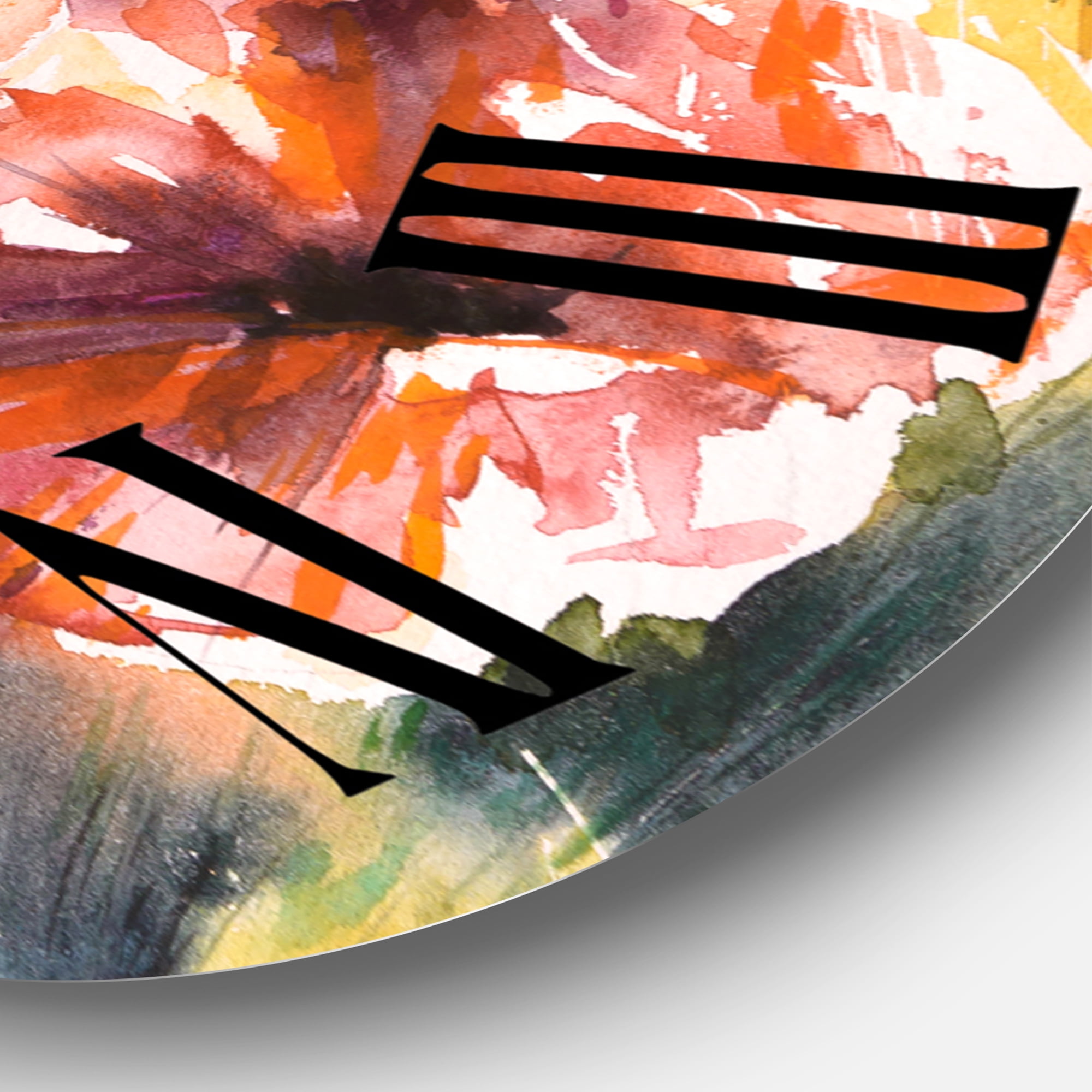 Designart 1 in Quartz Traditional Wall Clock
